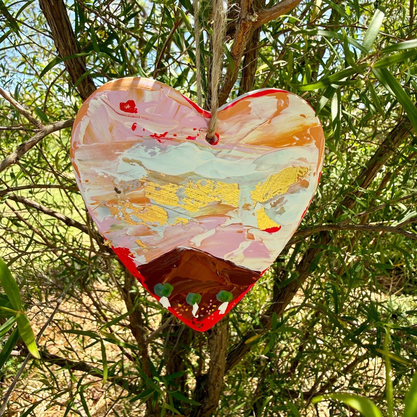 Heart Wall Hanging | Sunset III