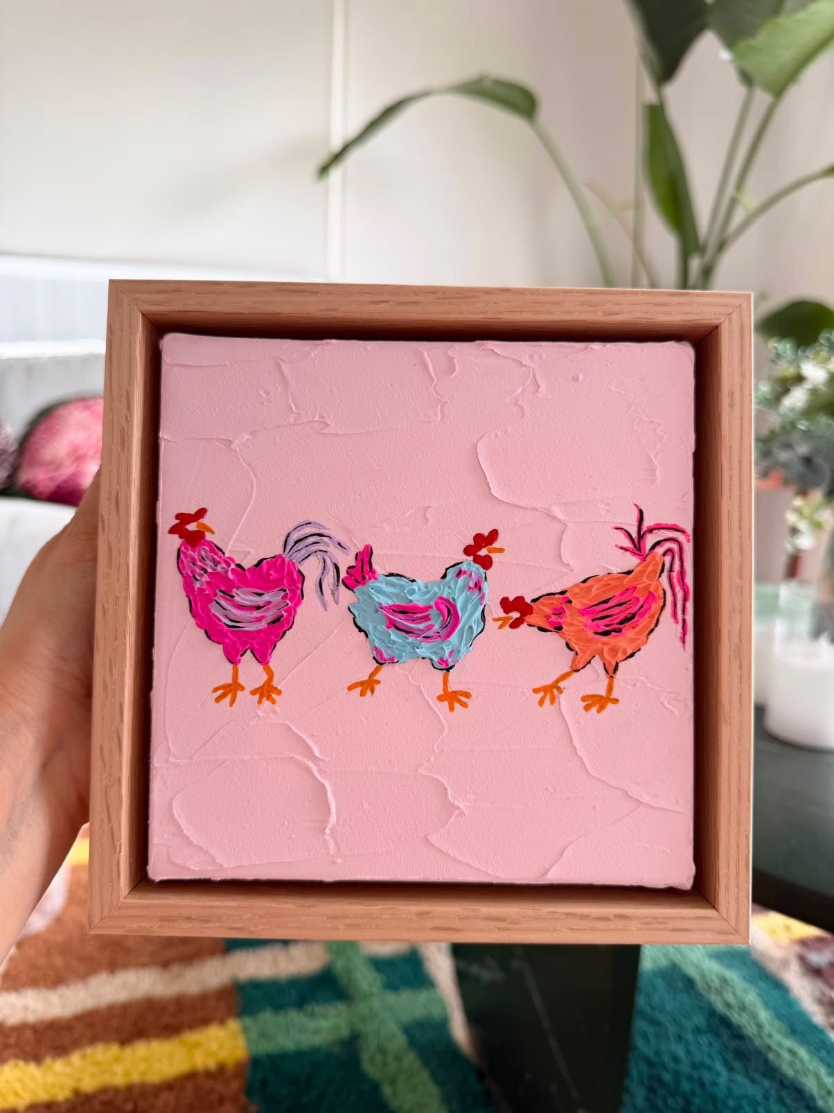 Three chooks, no clue