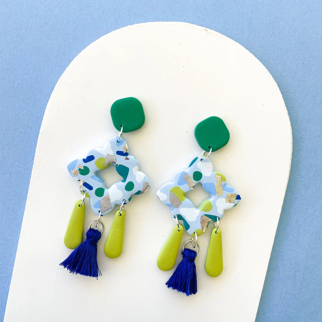 Hues of Blue III Dangles