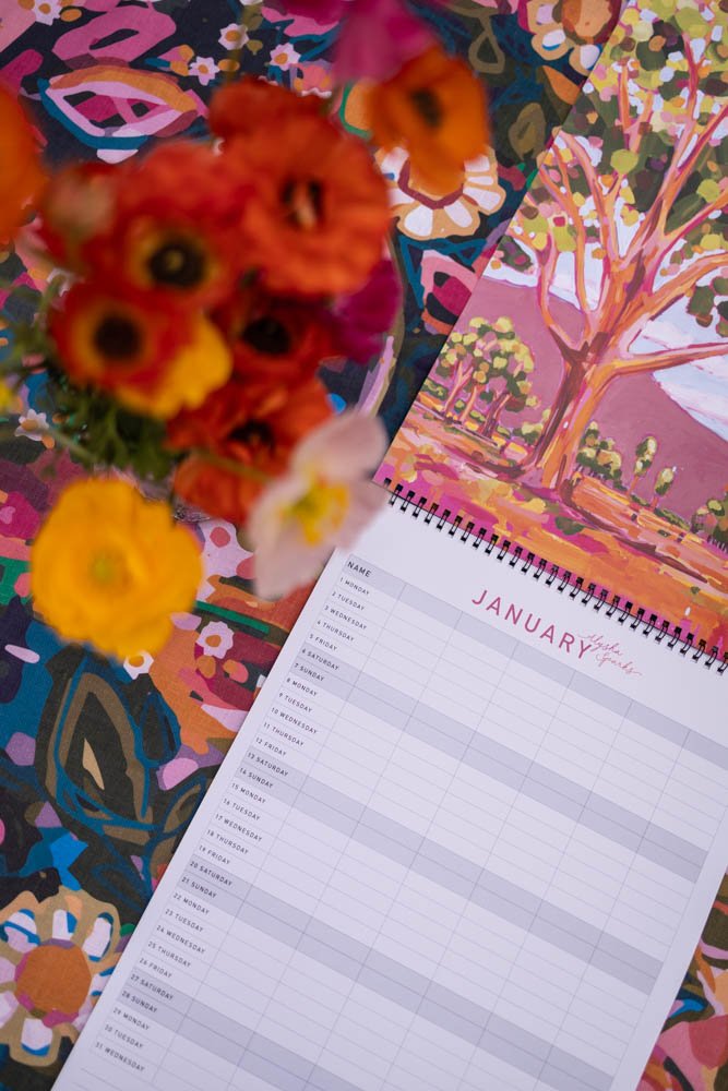 2024 Art Series Calendar - Family Layout