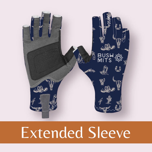 Navy Eston Jones Edition by Jess Scott UPF 50+ Sun Protection Gloves