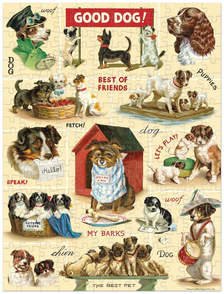 240pc Puzzle | Vintage Dogs