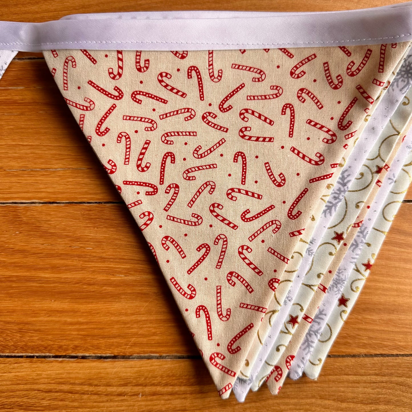 White Christmas Bunting