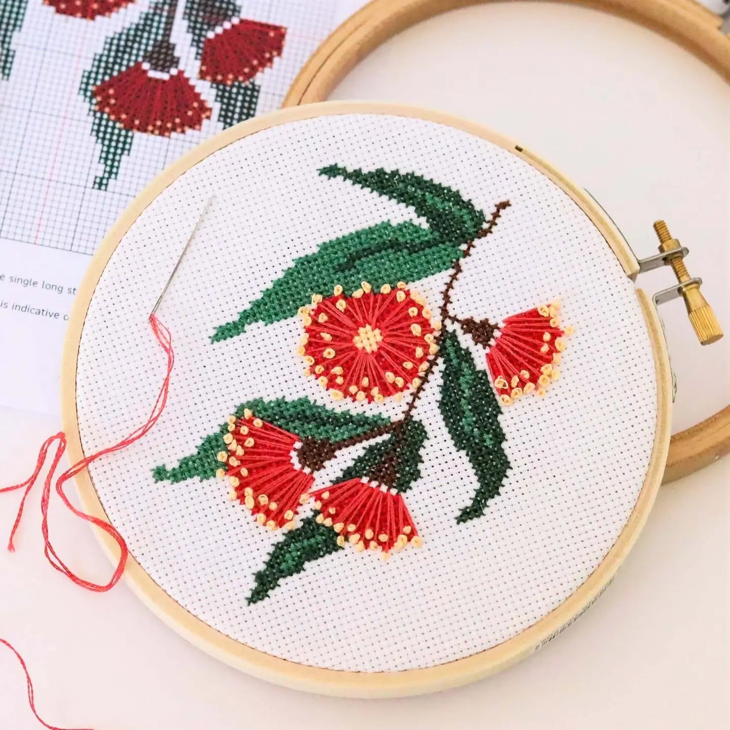 Eucalyptus Blossom Cross Stitch Kit