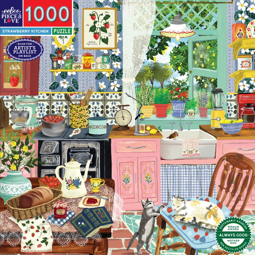 1000pc Puzzle | Strawberry Kitchen