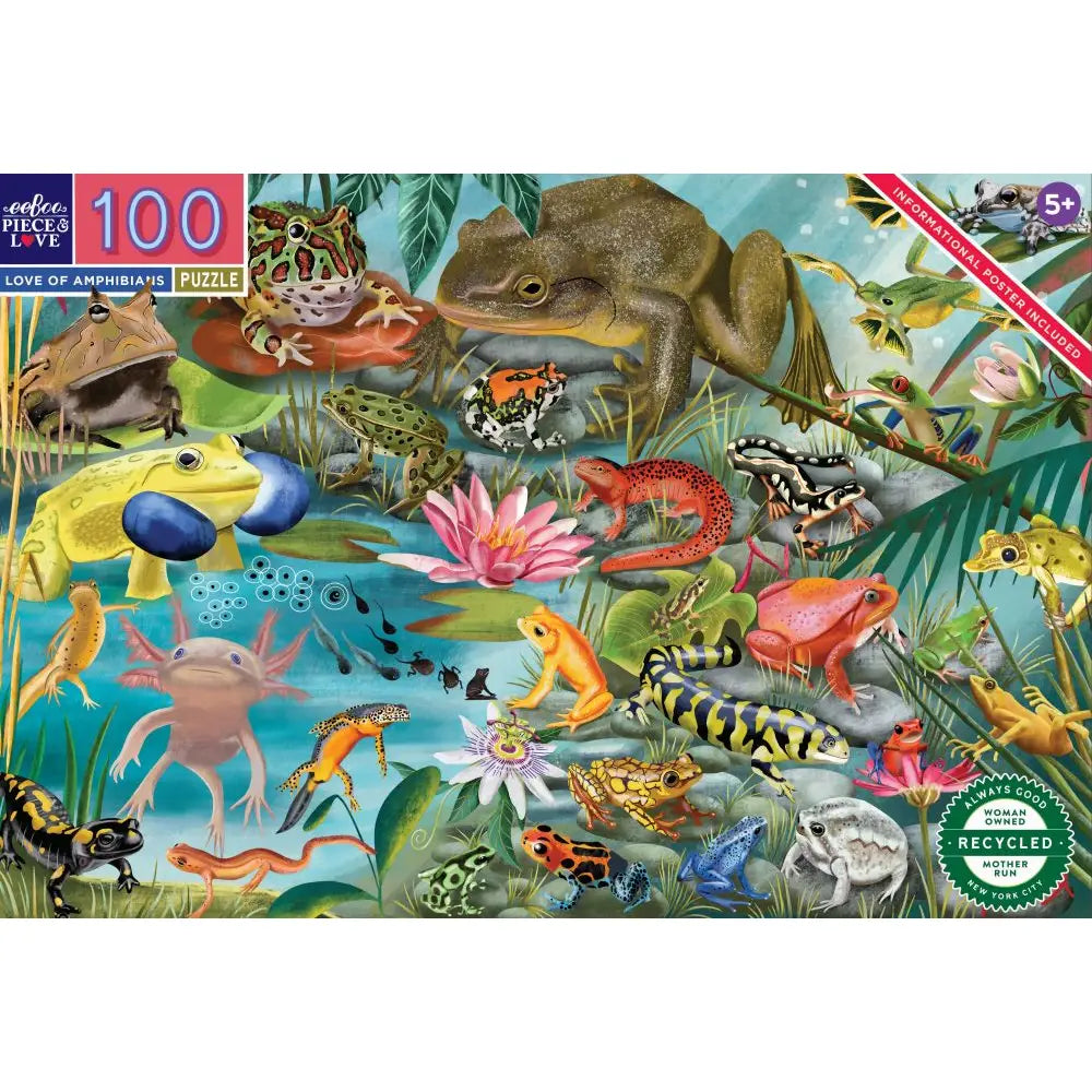 100pc Puzzle | Love of Amphibians