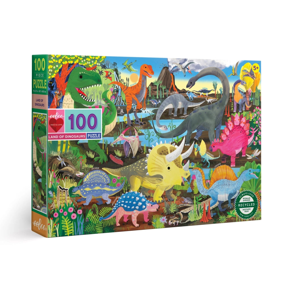 100pc Puzzle | Land of Dinosaurs