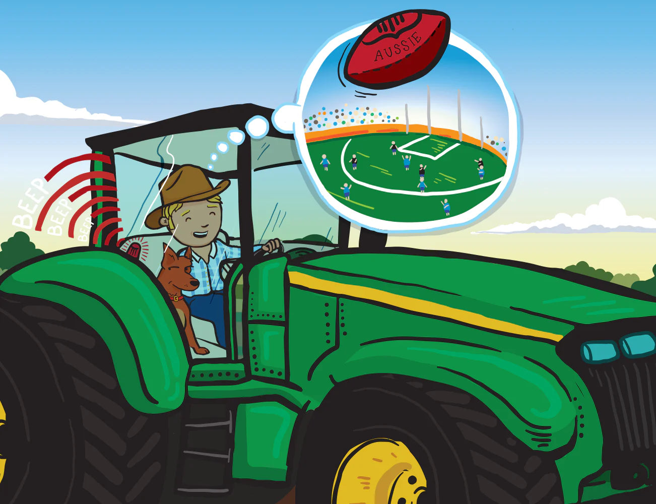 George the Farmer Plants a Wheat Crop