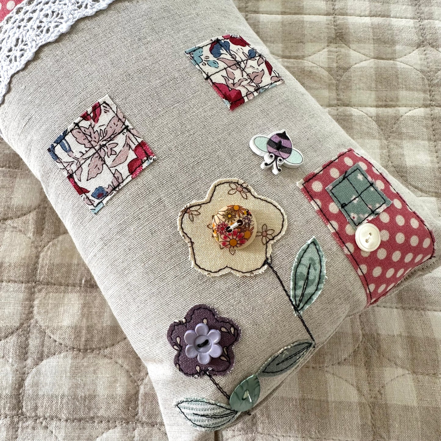 Petite House Cushion | Red Spot