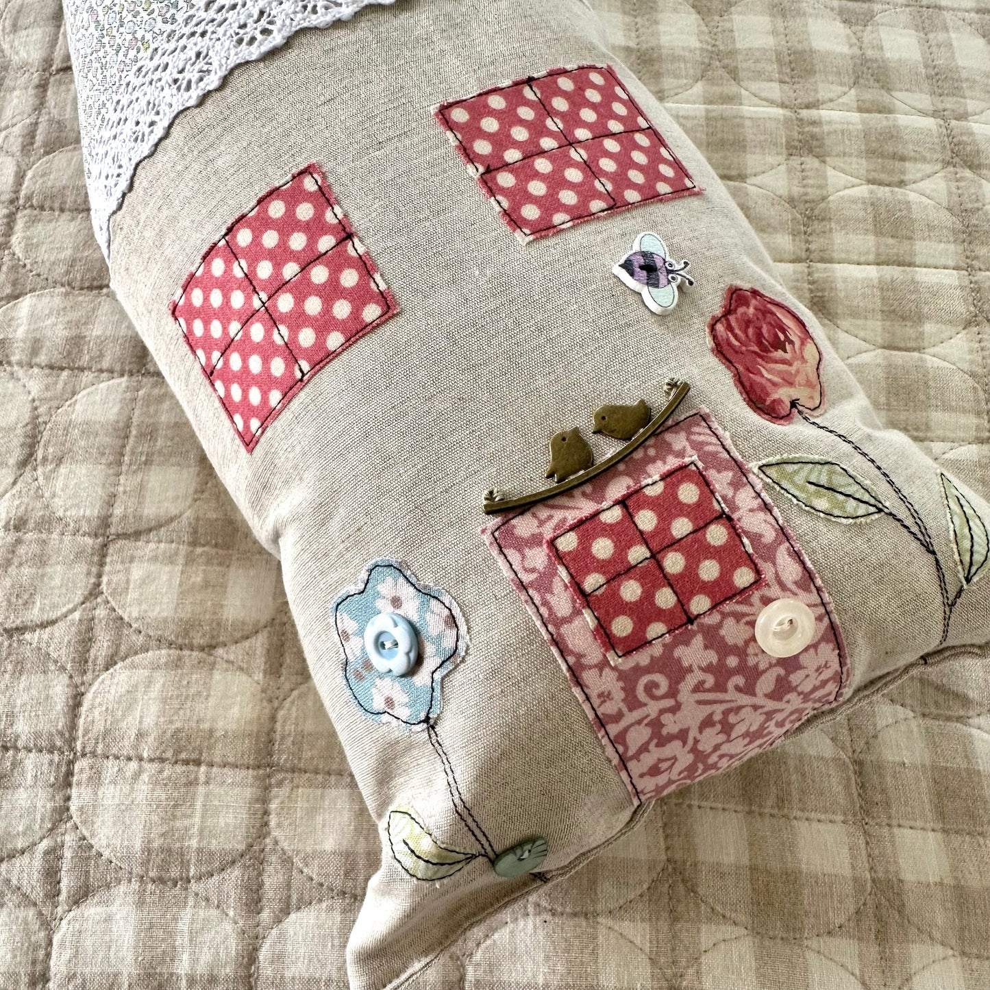 Midi House Cushion | Pastel Floral