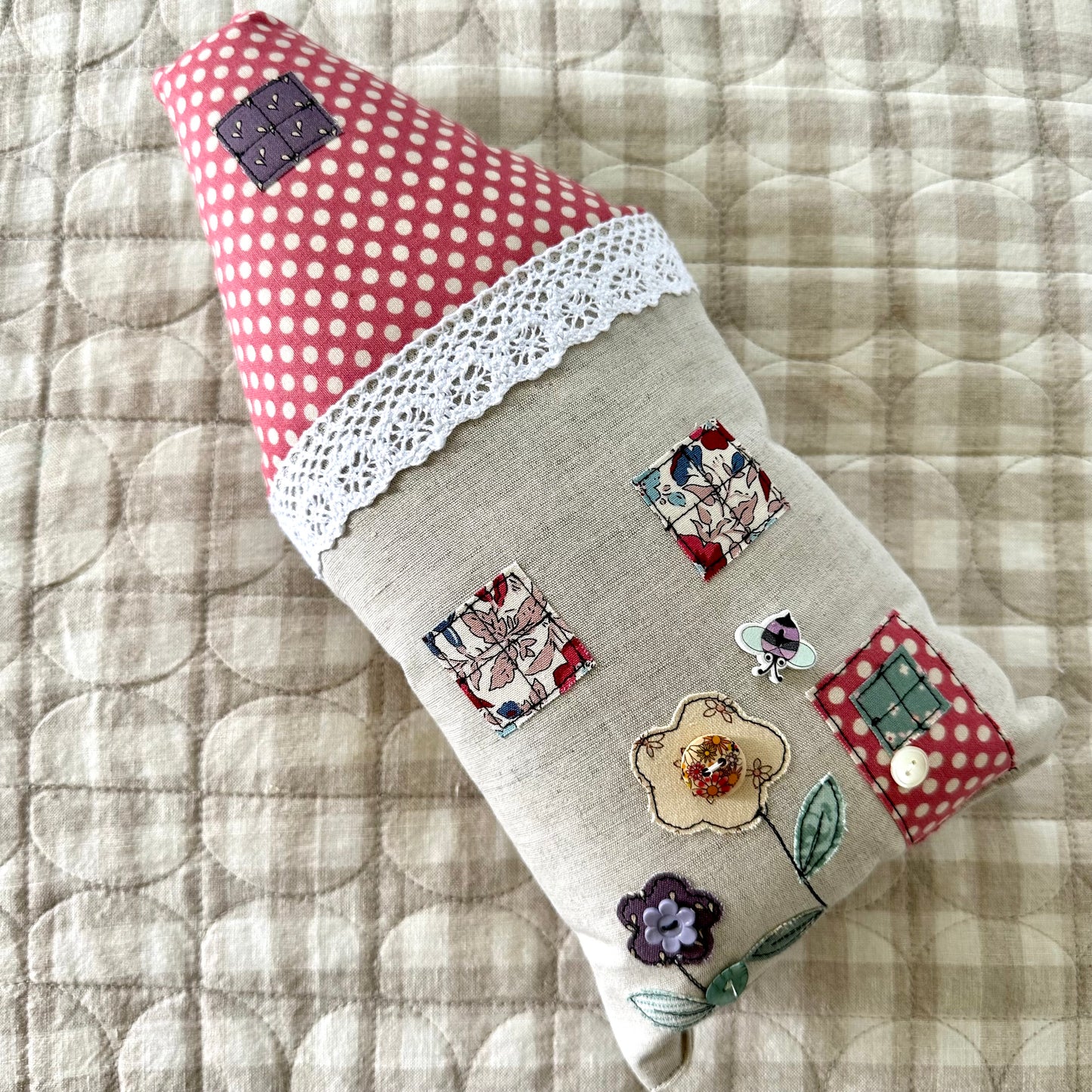 Petite House Cushion | Red Spot