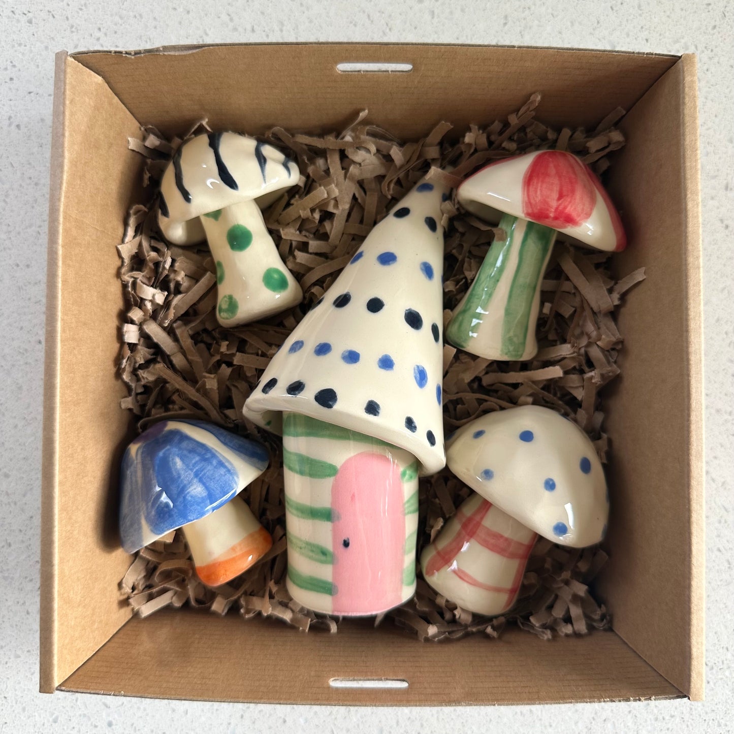 Ceramic Fairy House Sets | Periwinkle