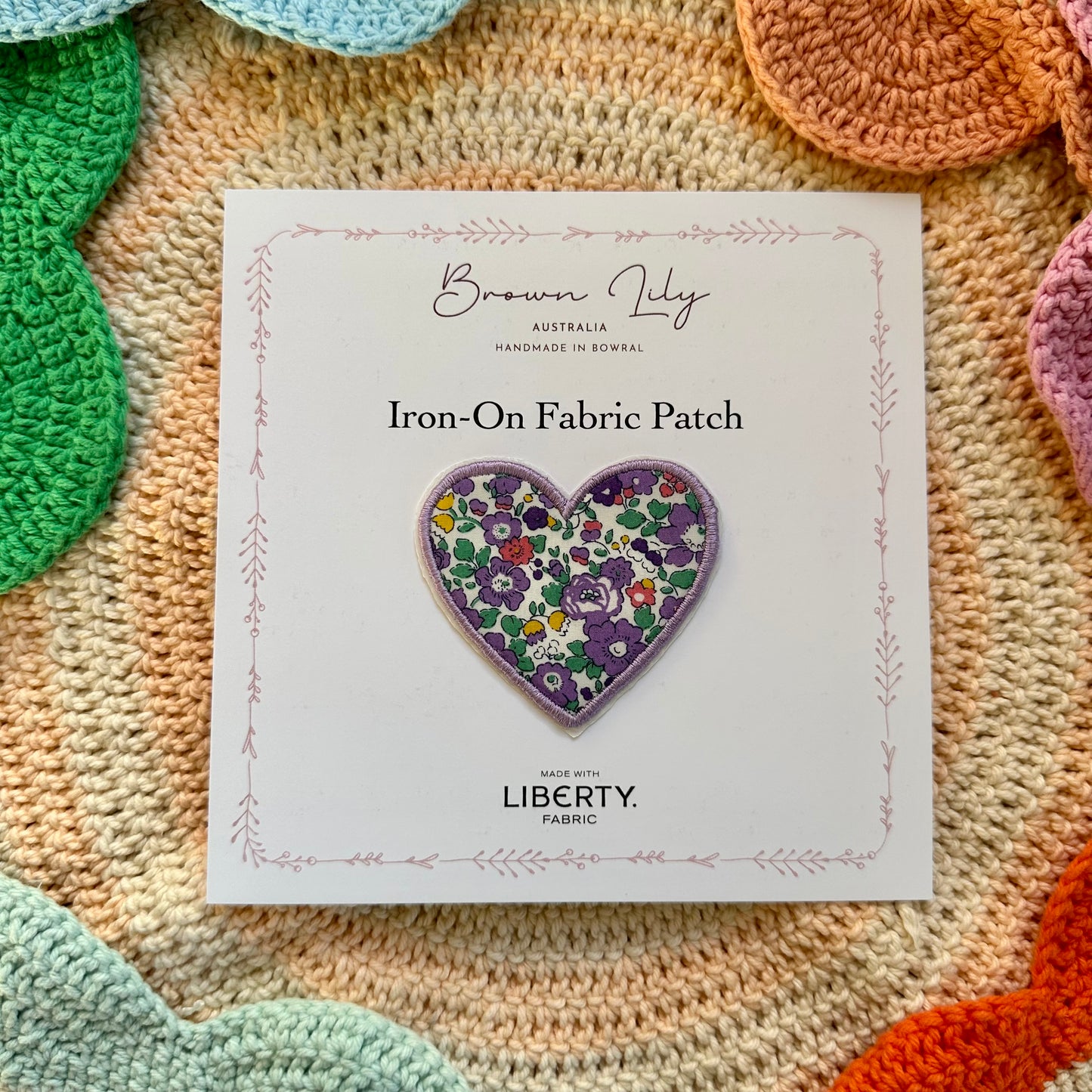 Liberty Heart Shaped Patch | Betsy Ann A