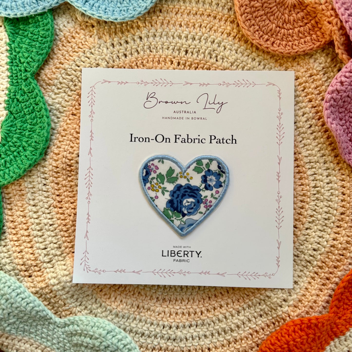 Liberty Heart Shaped Patch | Felicite C