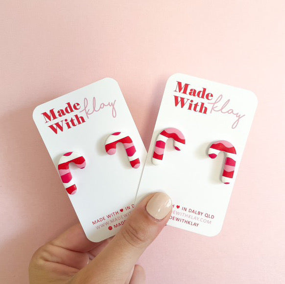 Candy Cane Earrings