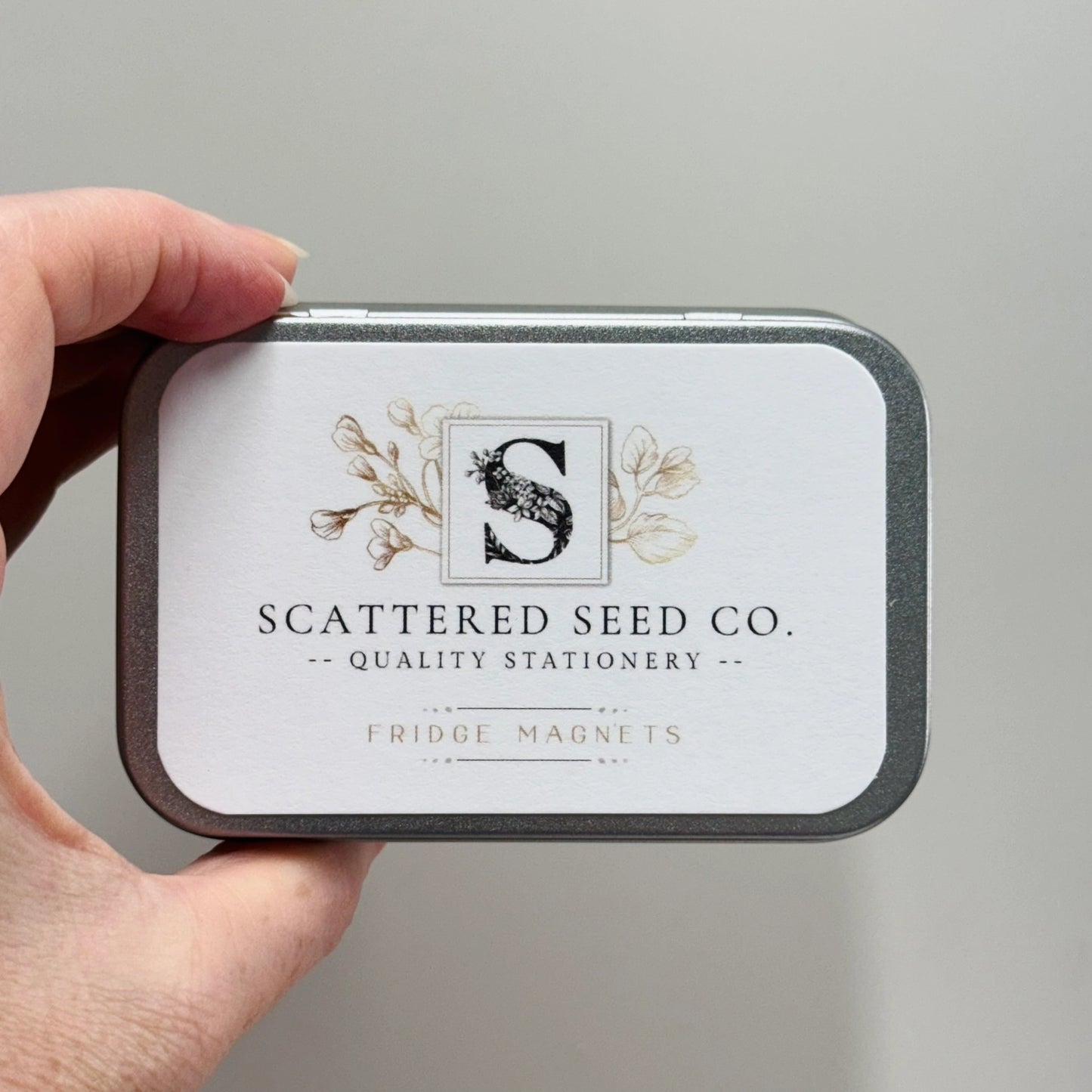Spring Garden Magnet Tin