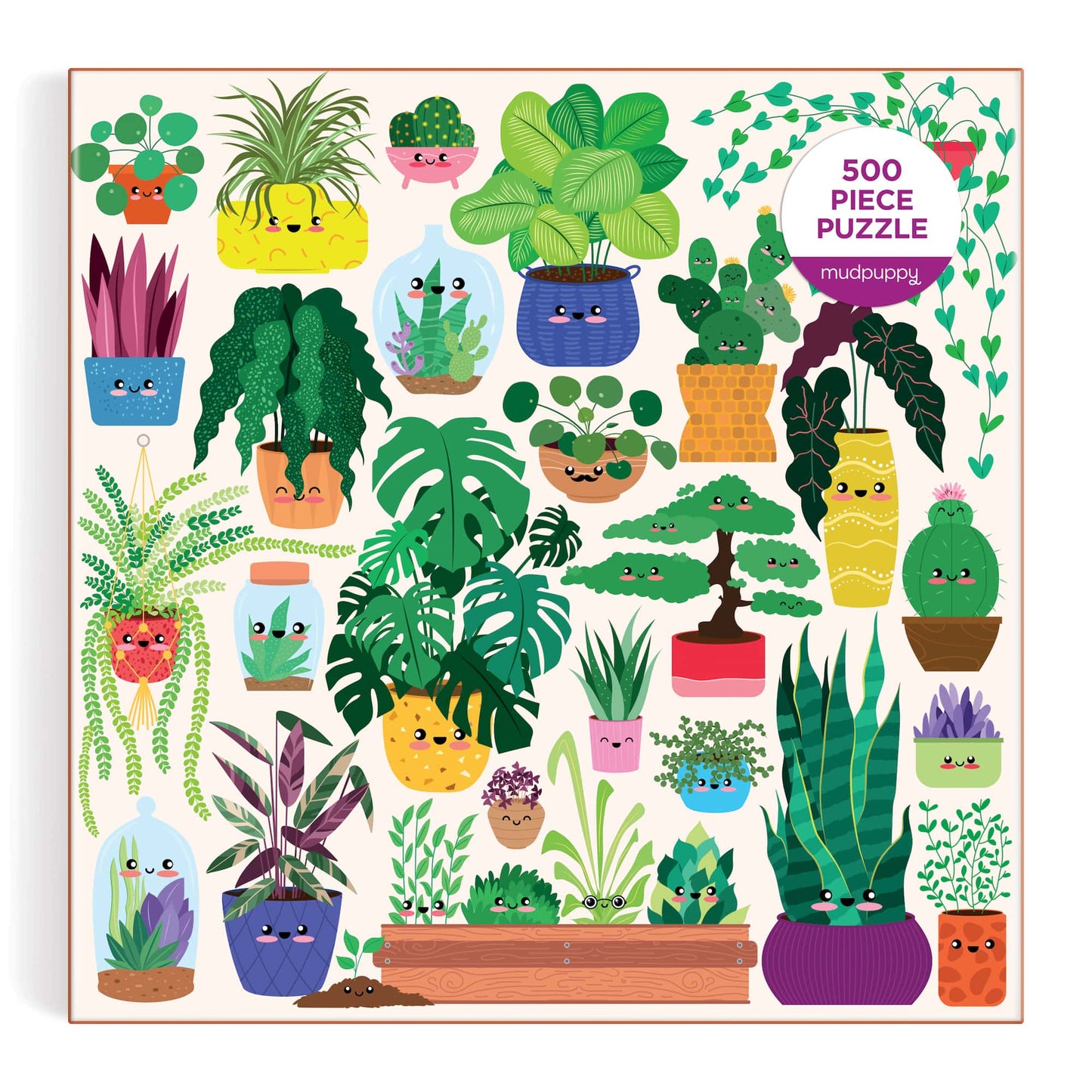 500pc Puzzle | Happy Plants