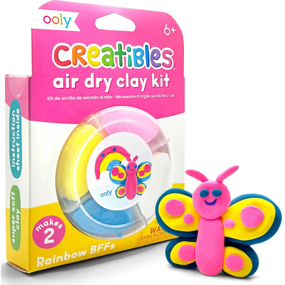 Creatibles Air Dry Clay Kit | Rainbow BFFs