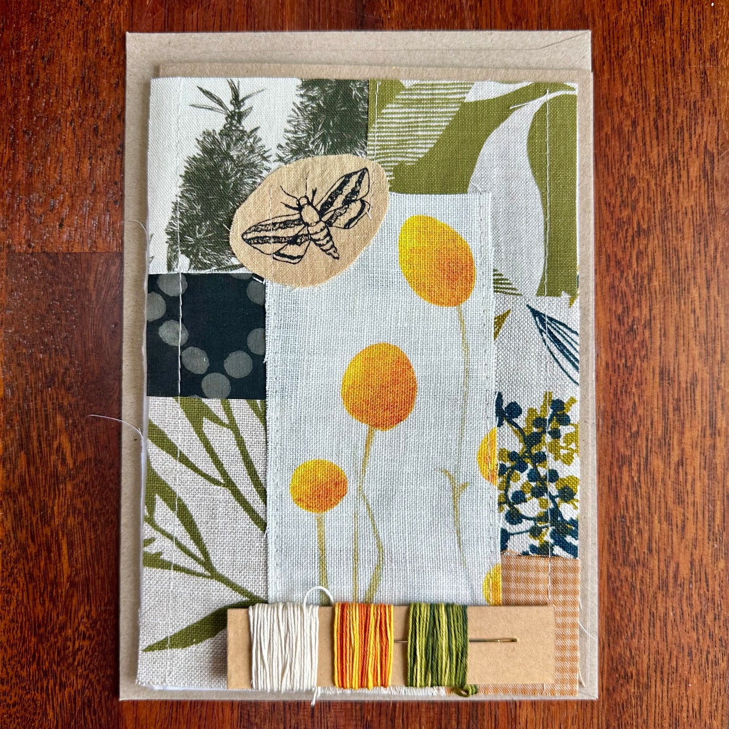 Billy Button Slow Stitching Kit