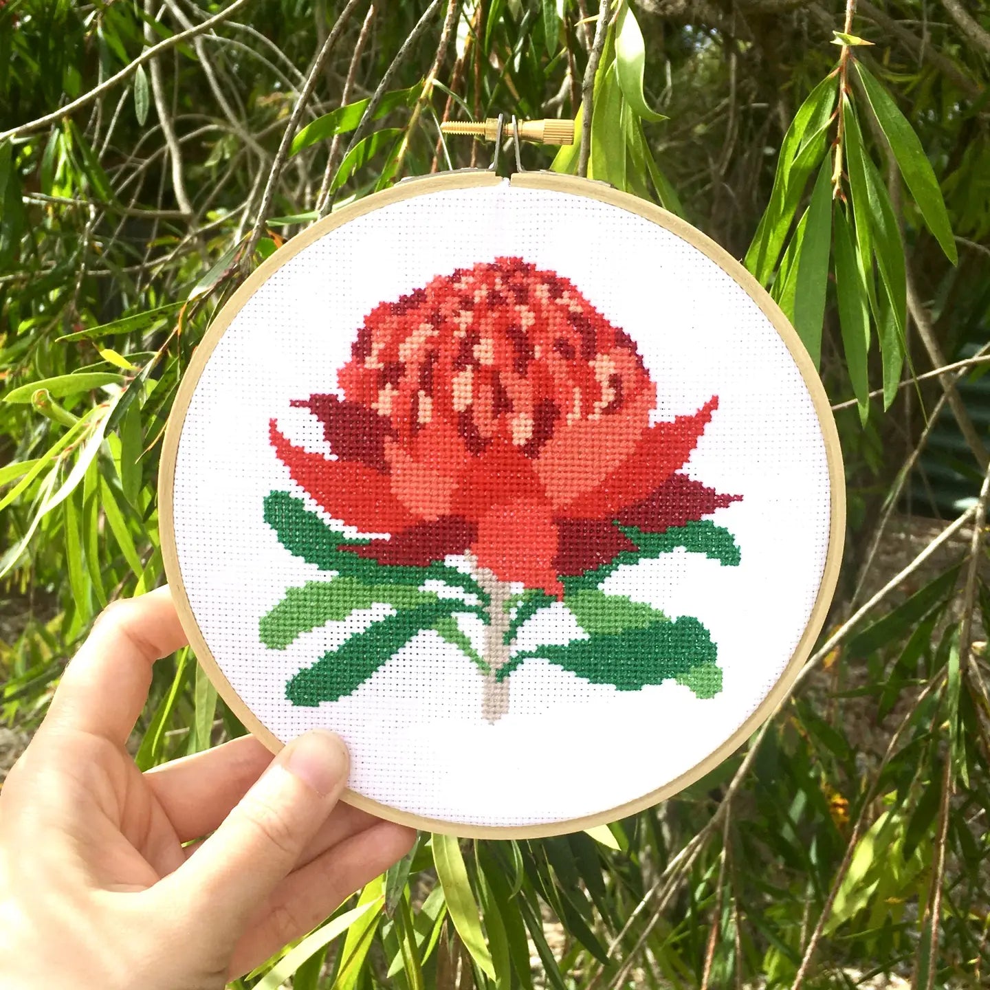 Waratah Cross Stitch Kit