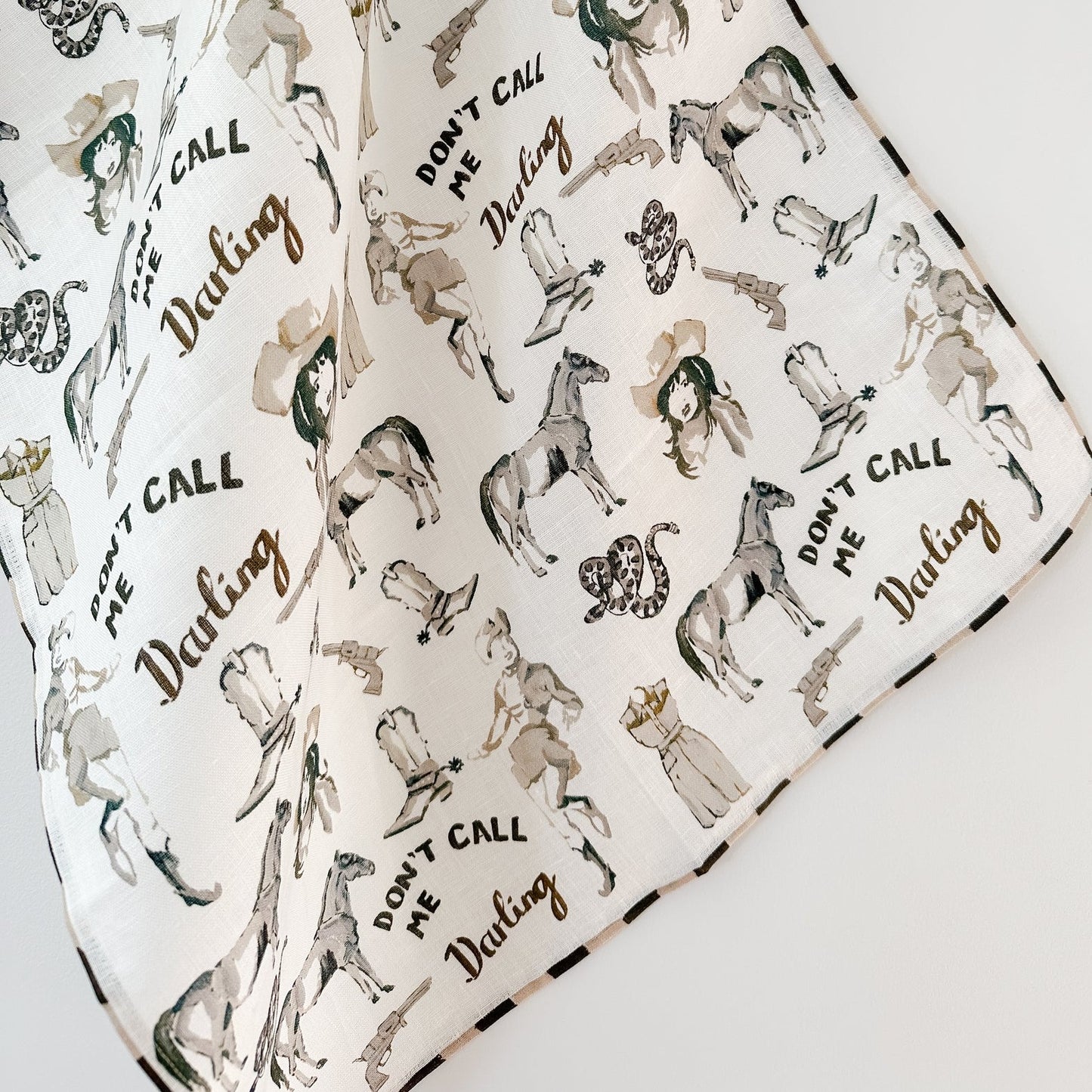 The Darling Linen Tea Towel