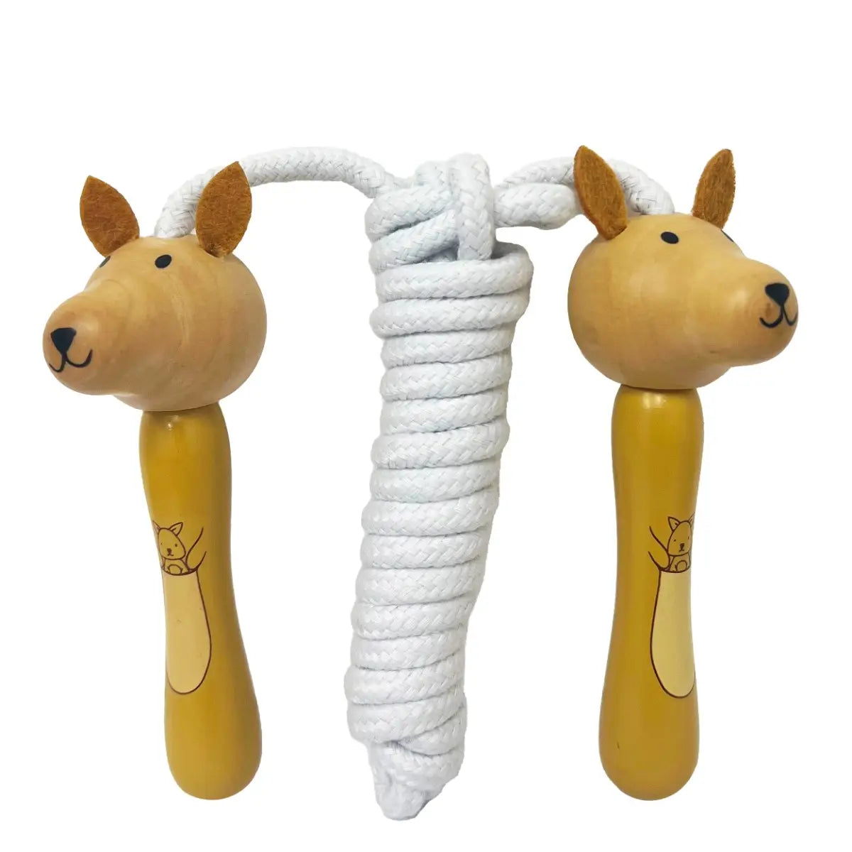 Wooden Kangaroo Skipping Rope