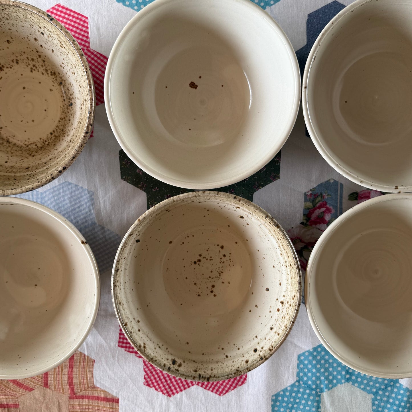 Soup Bowl | White Speckled