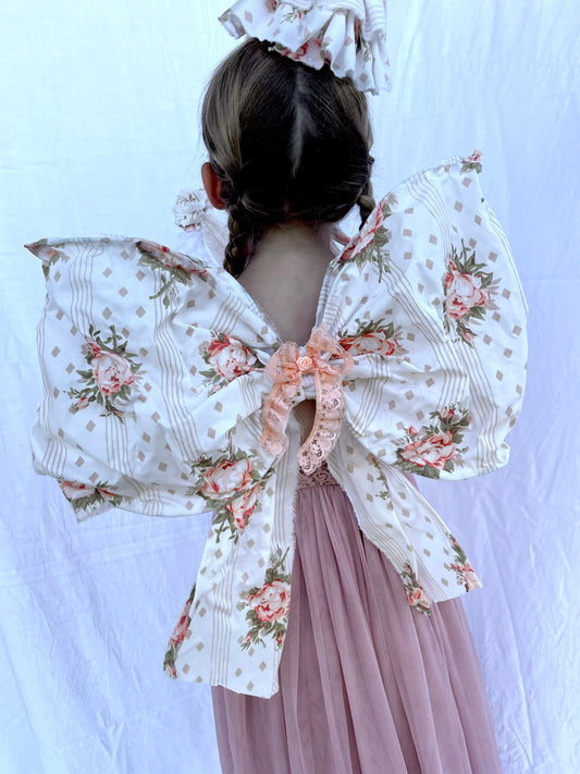 Fairy Bow Wings - Peach Blossom