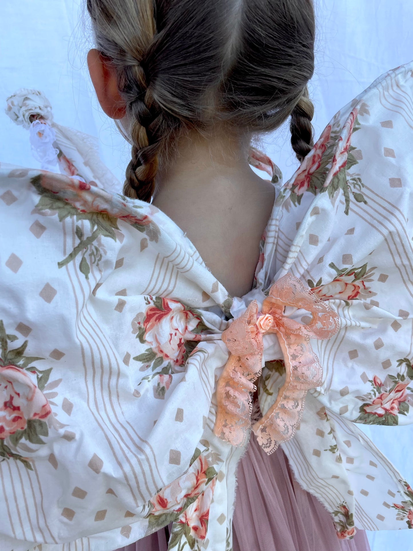 Fairy Bow Wings - Peach Blossom