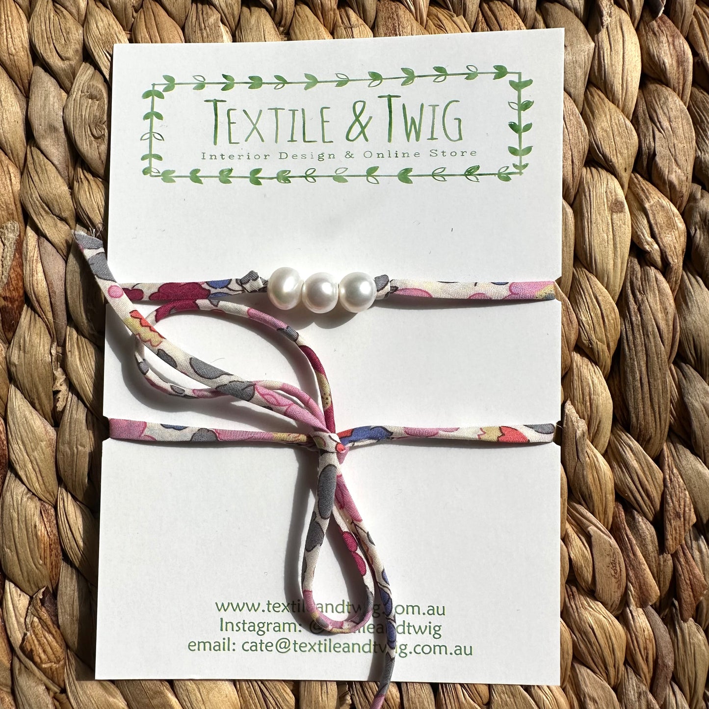 Liberty & Pearl Wrap - Betsy Cuberdon (pinks)