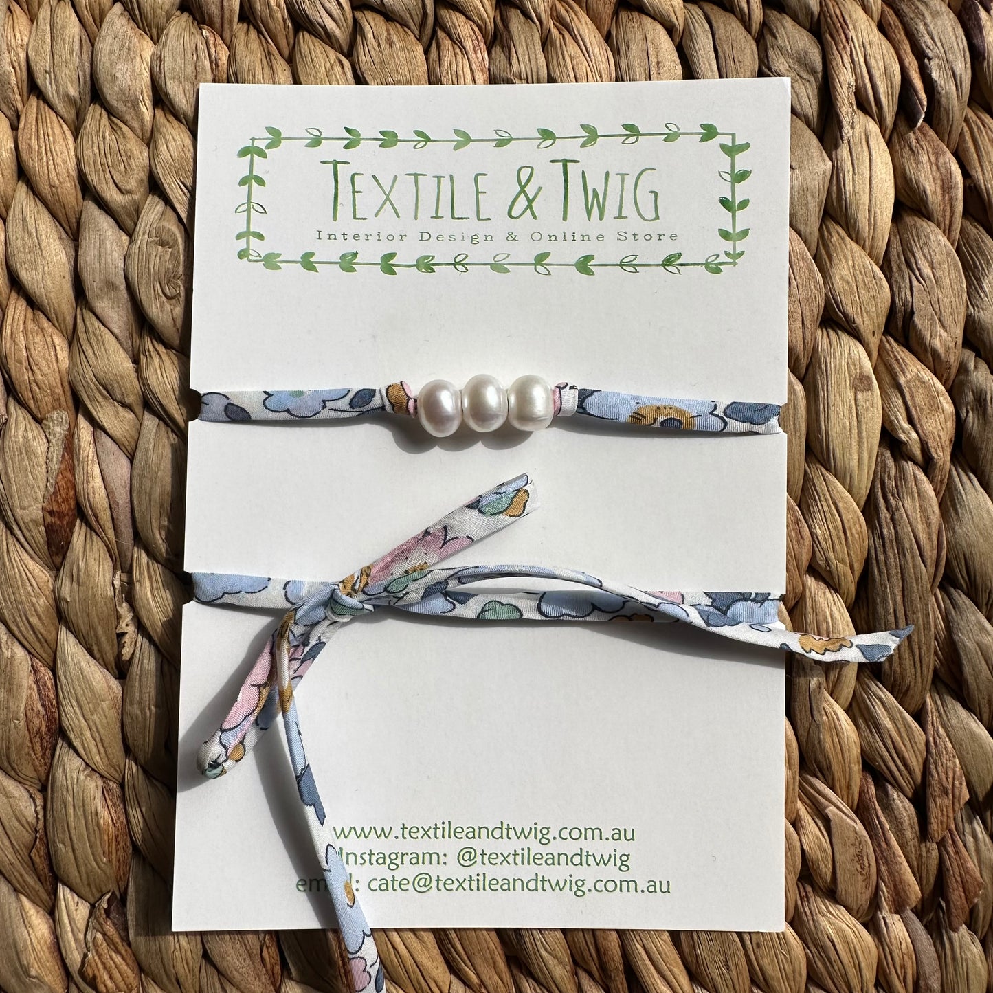 Liberty & Pearl Wrap - Betsy C (blue)