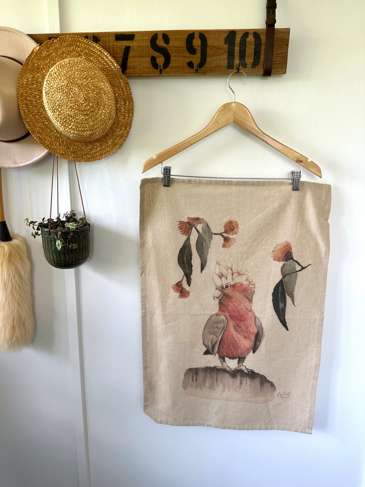 You Galah Organic Tea Towel