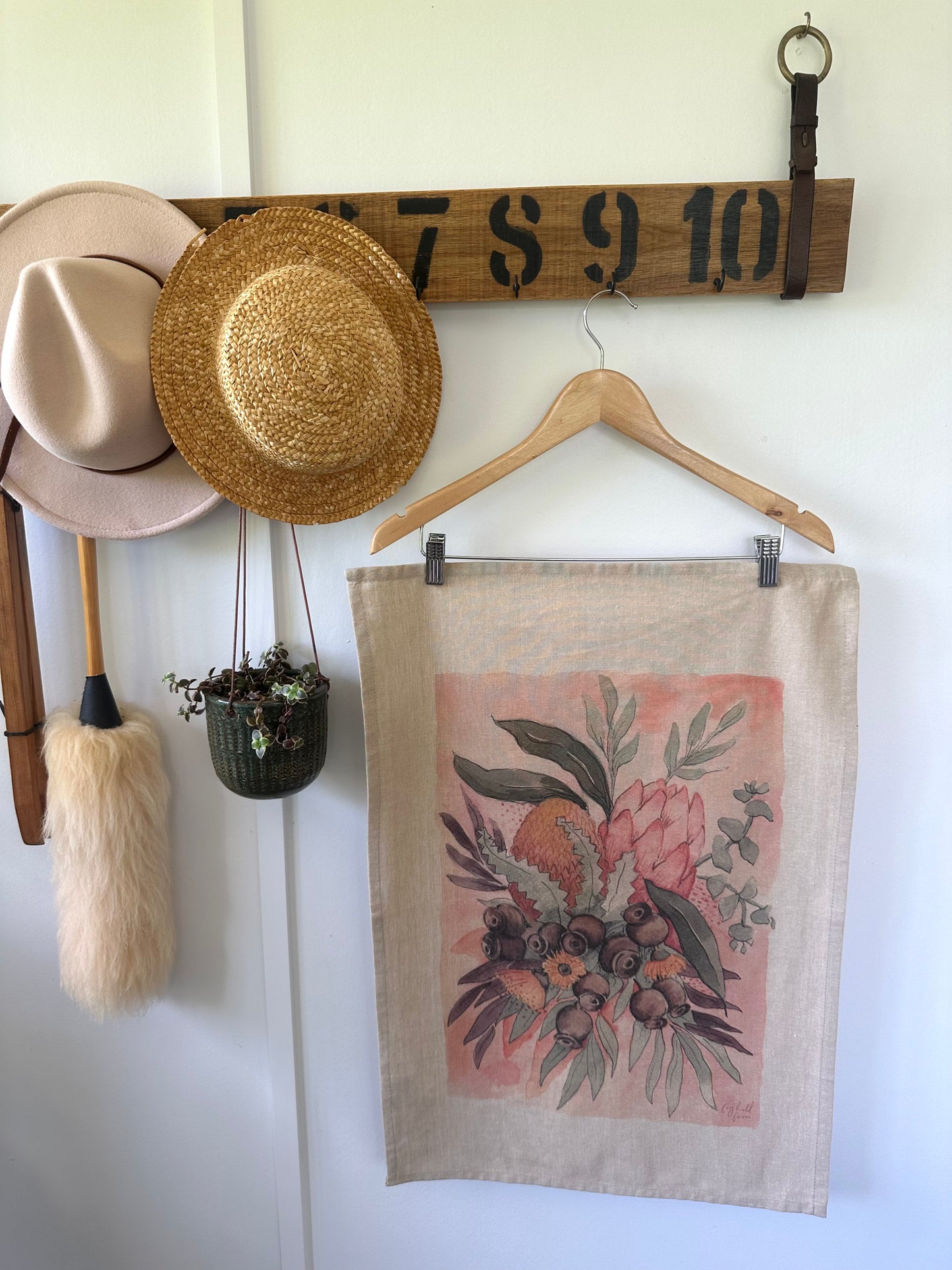 Gumnut Goodness Organic Tea Towel