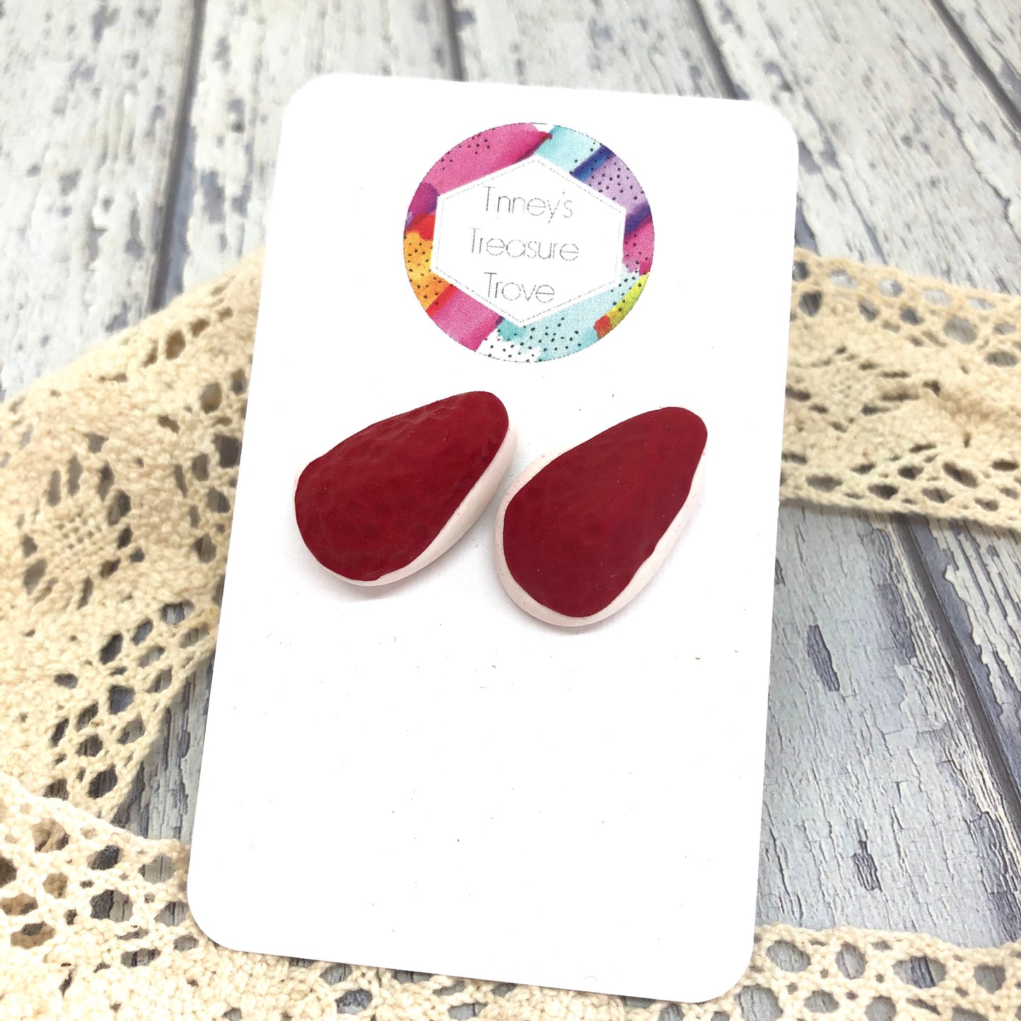 Strawberries and Cream Studs