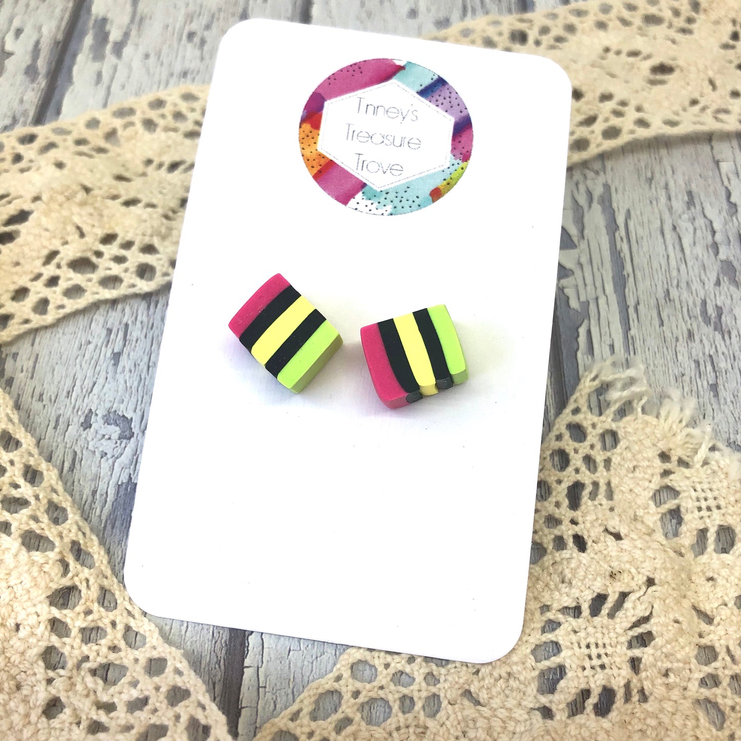 Licorice Allsort Studs