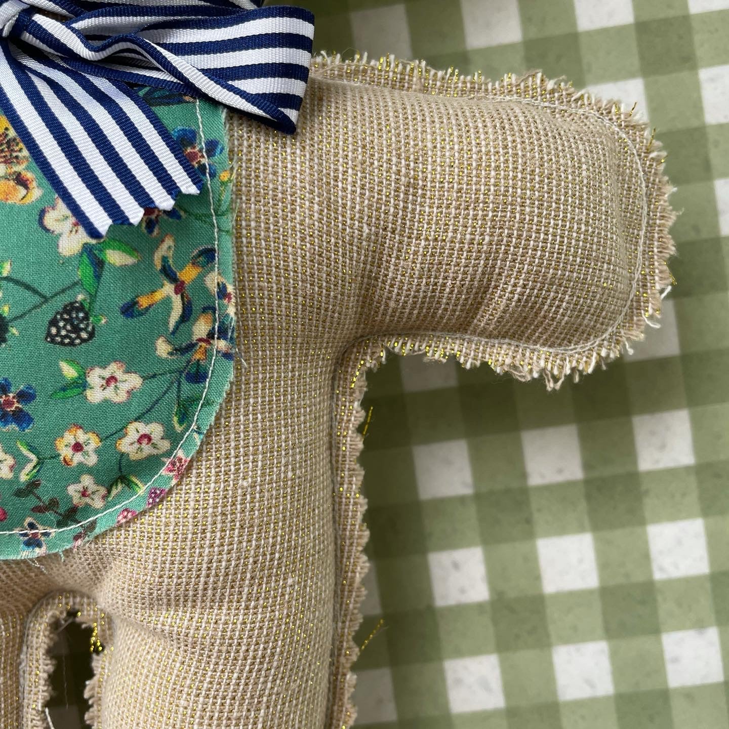 Teal Meadow Teddy Bear