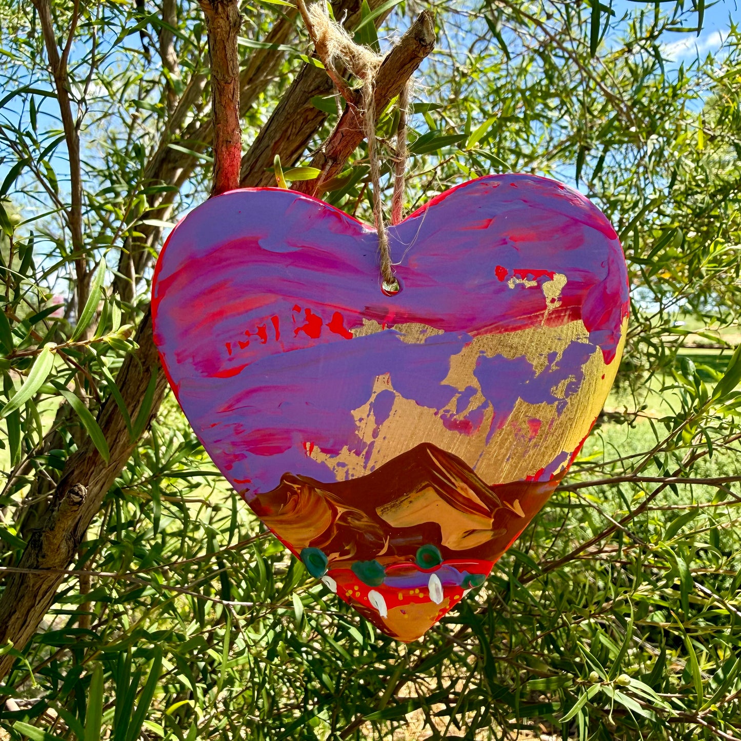 Heart Tree Ornament/ Wall Hanging | Dusk