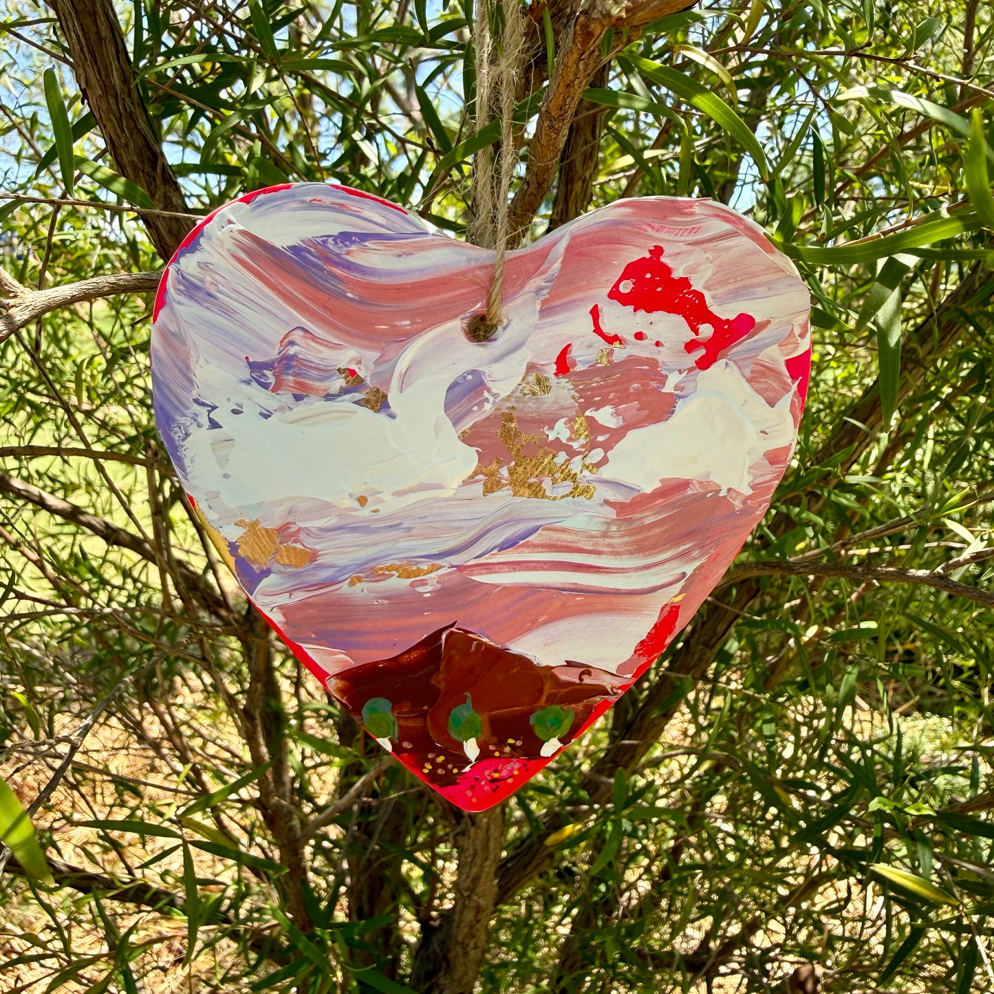Heart Tree Ornament/ Wall Hanging | Dusk III