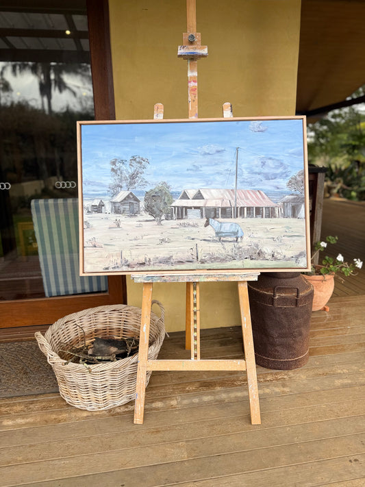Colly Blue Farmhouse by Nerida Woolley