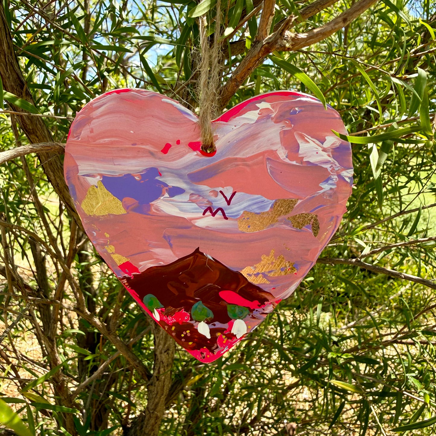 Heart Tree Ornament/ Wall Hanging | Dusk II