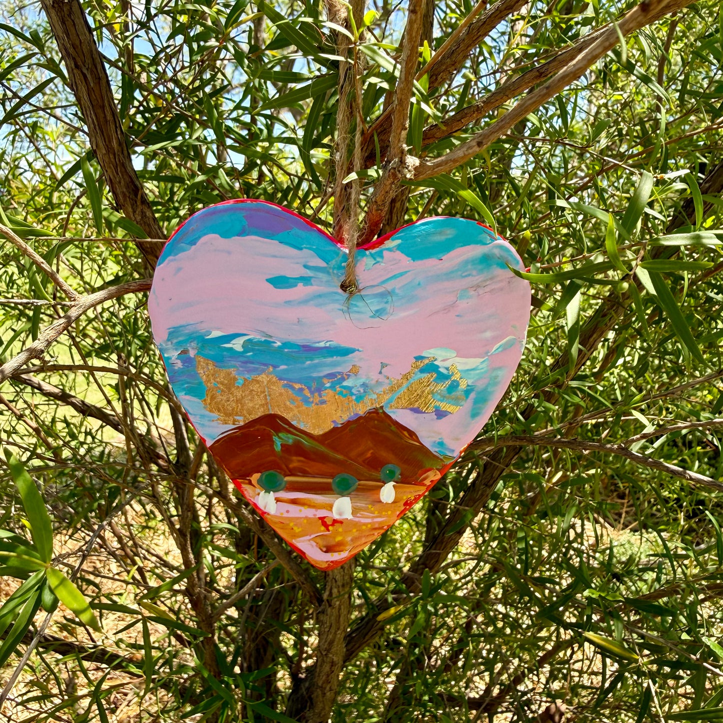 Heart Tree Ornament/ Wall Hanging | Dusk IV