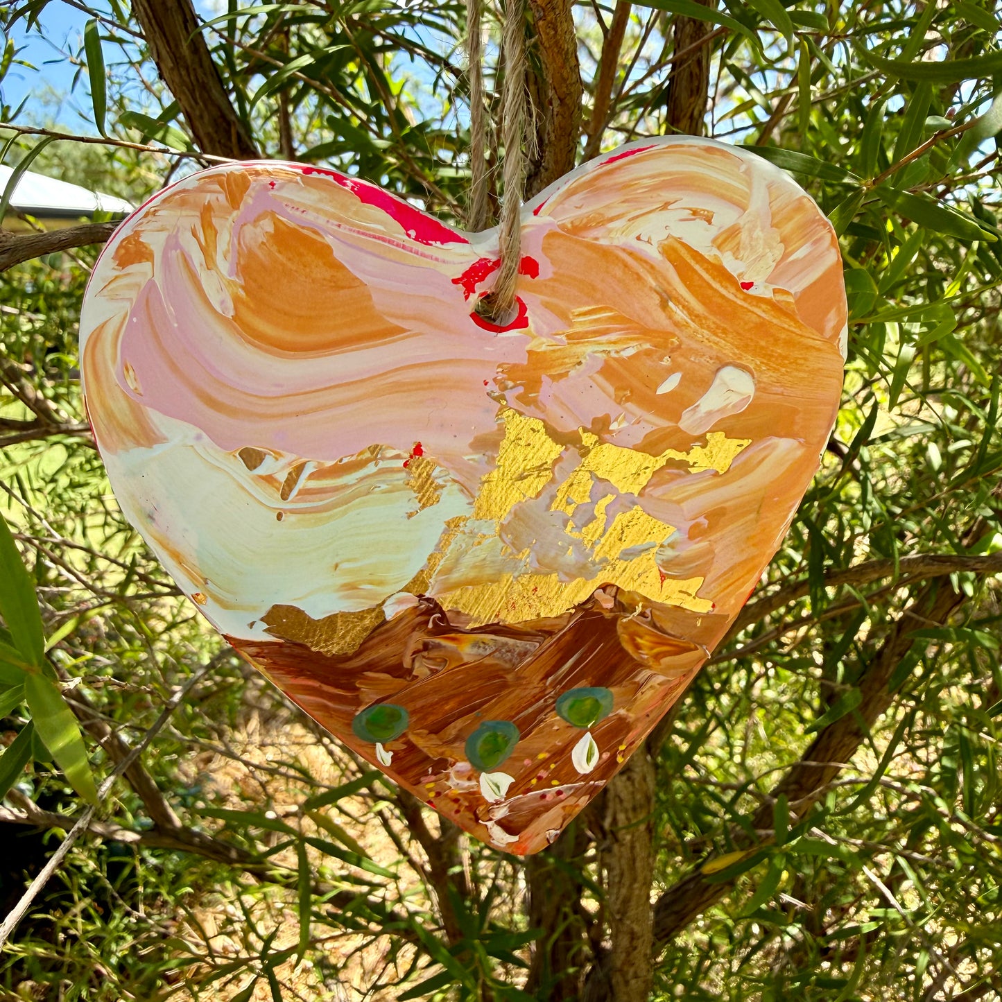 Heart Tree Ornament/ Wall Hanging | Sunrise