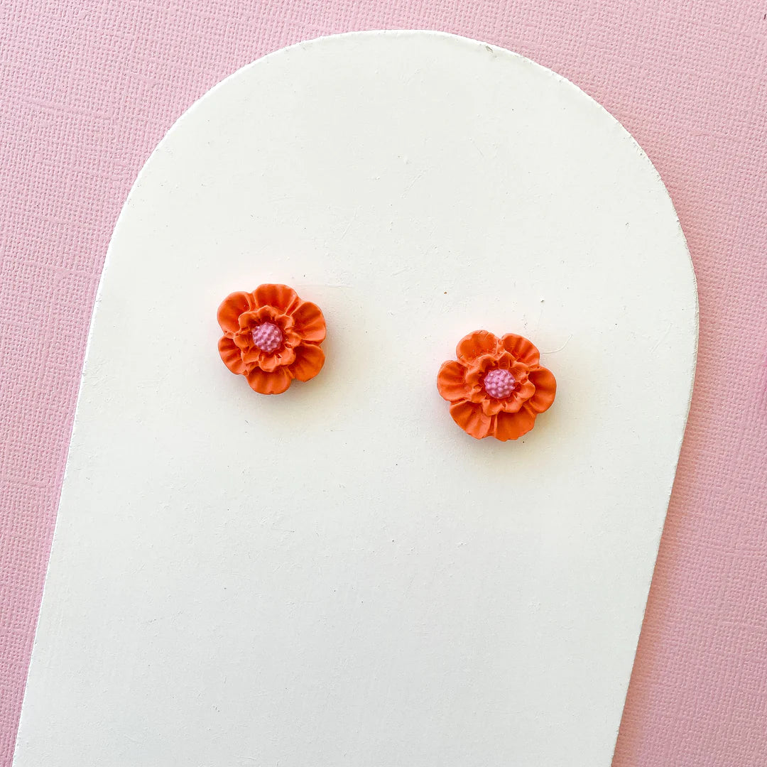 Blossom Studs | Coral