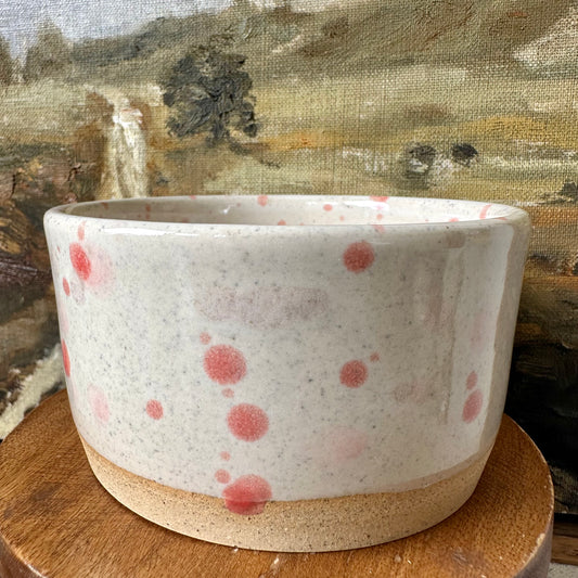Blush Speckle Ceramic Condiment Bowl