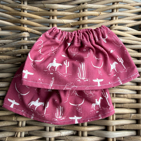 Kids Dusty Red Wild West Sock Savers