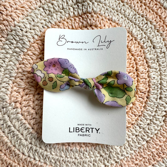 Liberty Bunny Bow Hair Tie | Betsy Meadow A