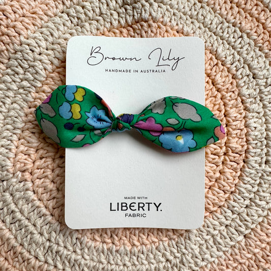 Liberty Bunny Bow Hair Tie | Betsy Meadow B