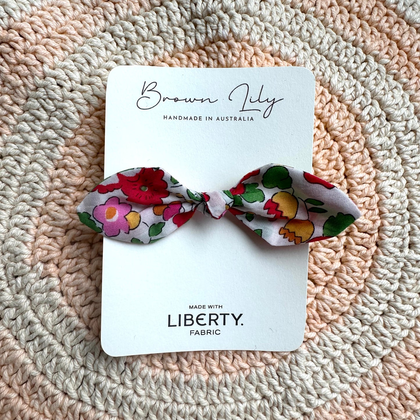 Liberty Bunny Bow Hair Tie | Betsy S