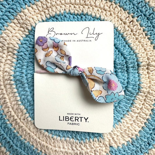 Liberty Bunny Bow Hair Tie | Betsy Summer