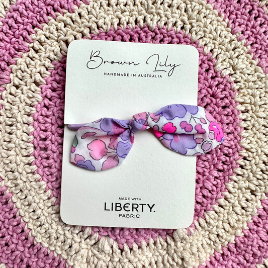 Liberty Bunny Bow Hair Tie | Betsy Violet